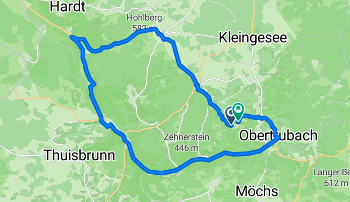 Route in Obertrubach