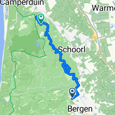 Vinkenbaan, Bergen (NH) nach Schuthokweg, Schoorl