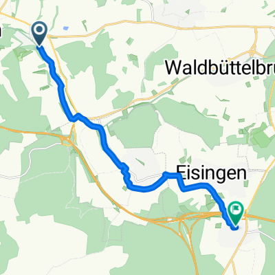 Pfarrweg, Waldbüttelbrunn nach Winterleiten, Kist