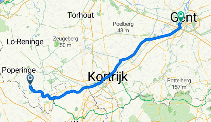 Petruswegel naar Koning Albertlaan