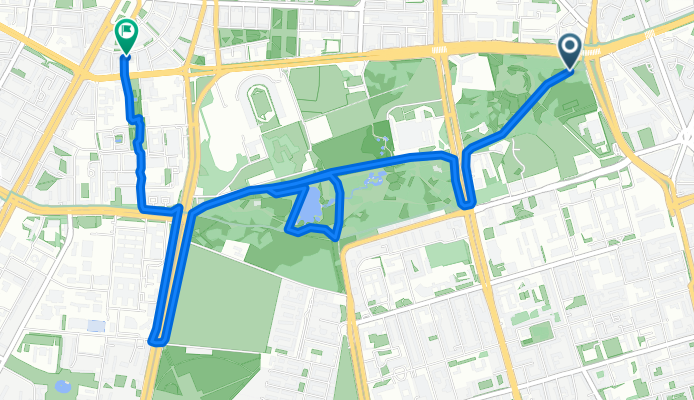 al Armii Ludowej, Warsaw to M Mochnackiego, Warsaw