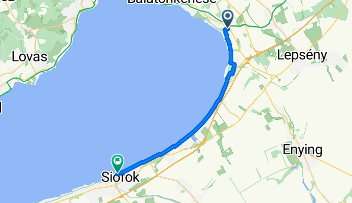 Balatoni utca, Balatonakarattya - Porecs tér, Siófok