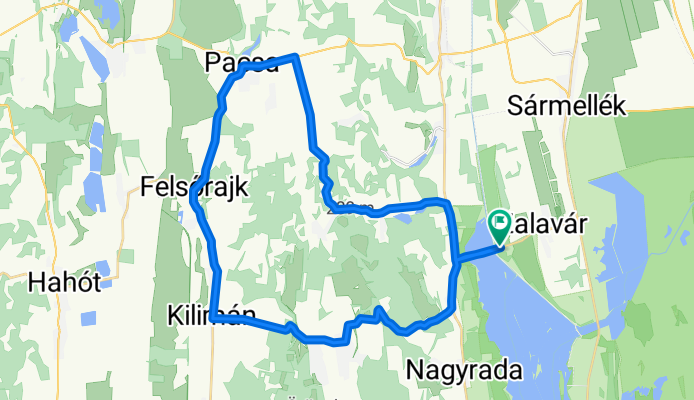 Vársziget út, Zalavár - Vársziget út, Zalavár