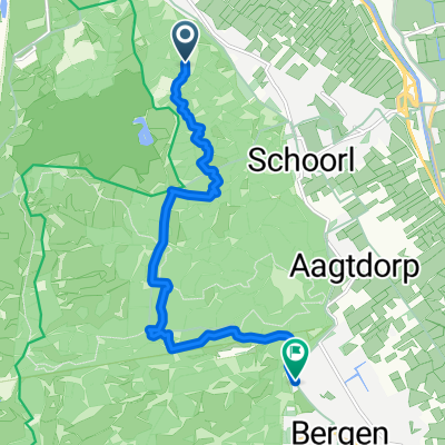 Schuthokweg, Schoorl nach Vinkenbaan, Bergen (NH)