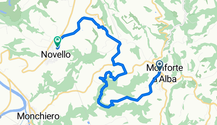 From Monforte d'Alba to Novello