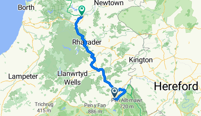 Brecon - Llanidloes