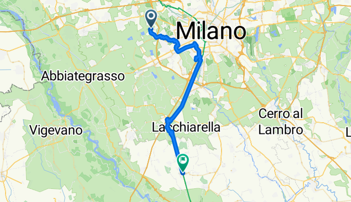 Via Giovannino Barni, Settimo Milanese a Viale Certosa, Certosa di Pavia