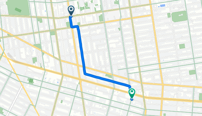 Washington Ave, New York to Pacific St, New York