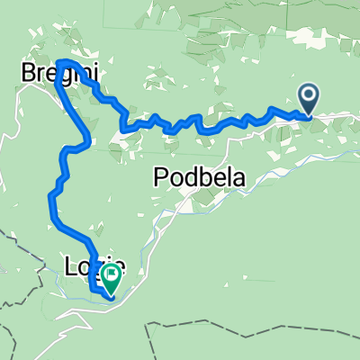 Borjana to Slovenia
