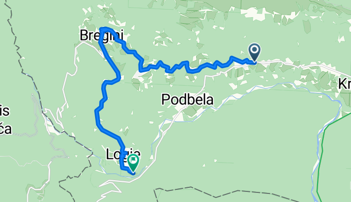 Borjana to Slovenia