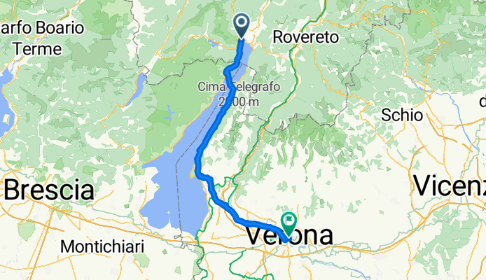 From Riva del Garda to Verona