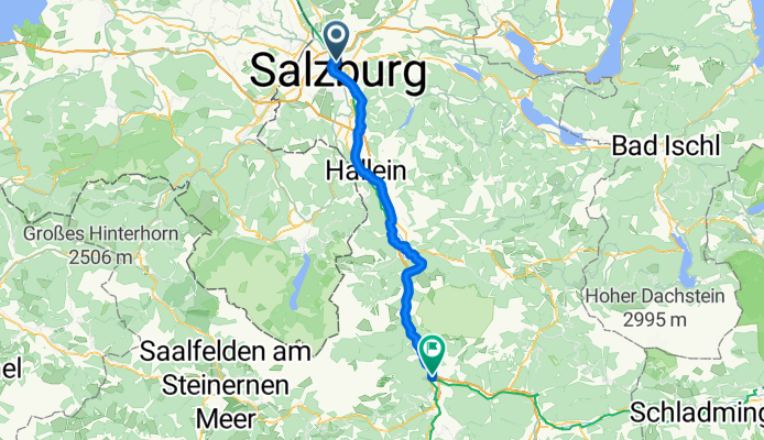 Von Salzburg bis Pfarrwerfen