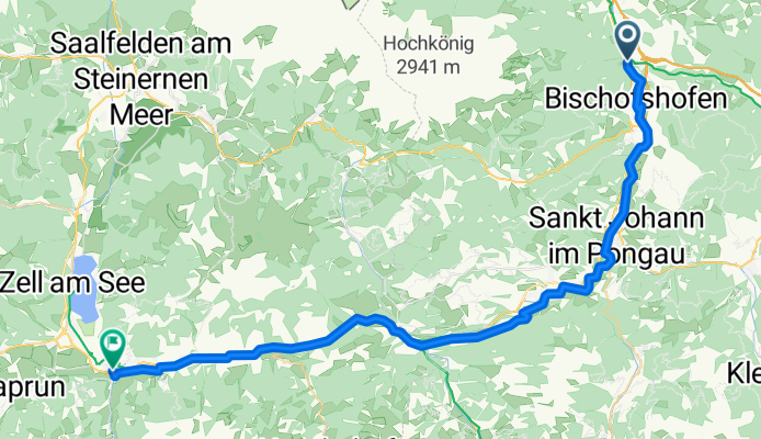 Von Pfarrwerfen bis Bruck an der Großglocknerstraße