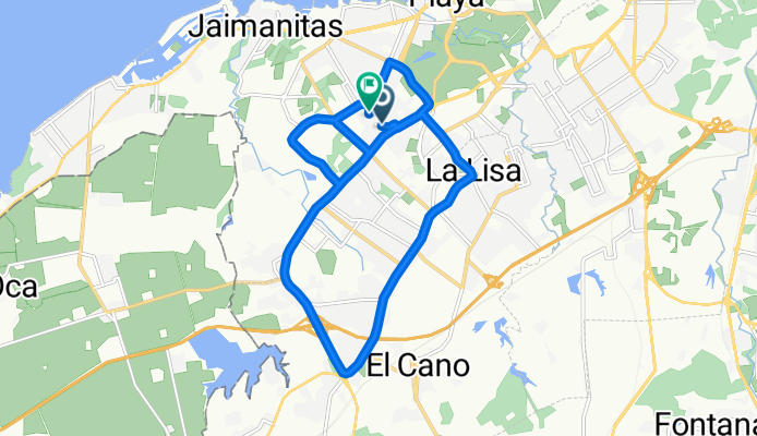 Ruta deportiva en El Cano