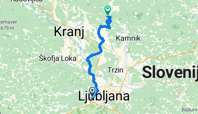 Celarčeva ulica to Ambrož pod Krvavcem