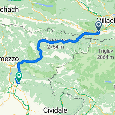 Von Villach bis Gemona del Friuli