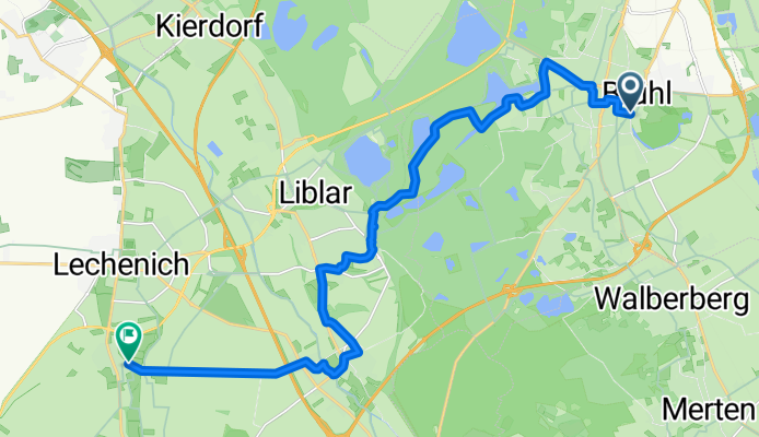 Janshof 28a nach Mühlenstraße 2c