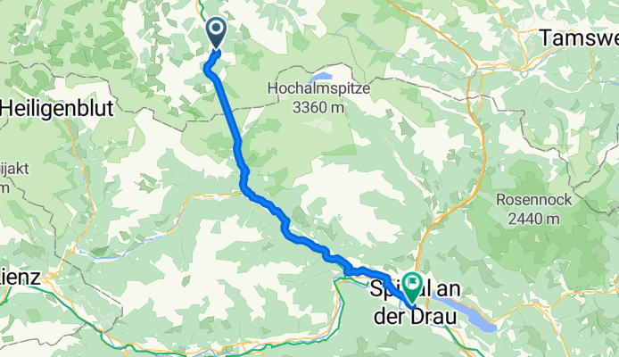 Von Bad Gastein bis Spittal an der Drau