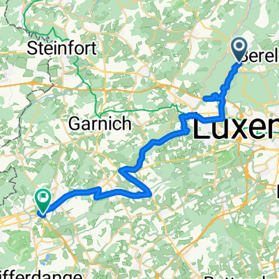 Rue Lucien Wercollier, Bridel nach Piste cyclable 6, Niederkerschen