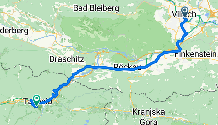 Von Villach bis Tarvis