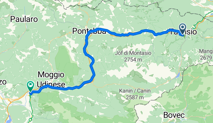 Von Tarvis bis Venzone