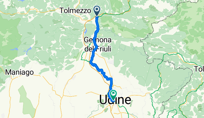 Von Venzone bis Udine