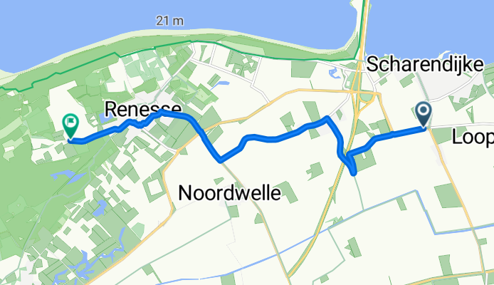 Kloosterweg nach Bongerd