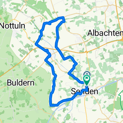 Route in Senden