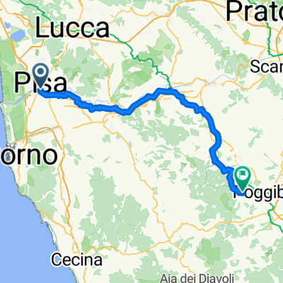 Route to San Gimignano