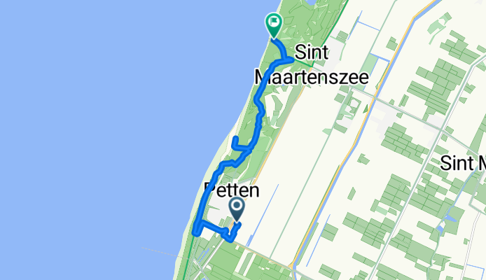 Petten nach Burgemeester Breebaartweg, Petten
