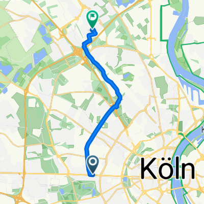 Fürst-Pückler-Straße, Köln nach Freusburgweg, Köln