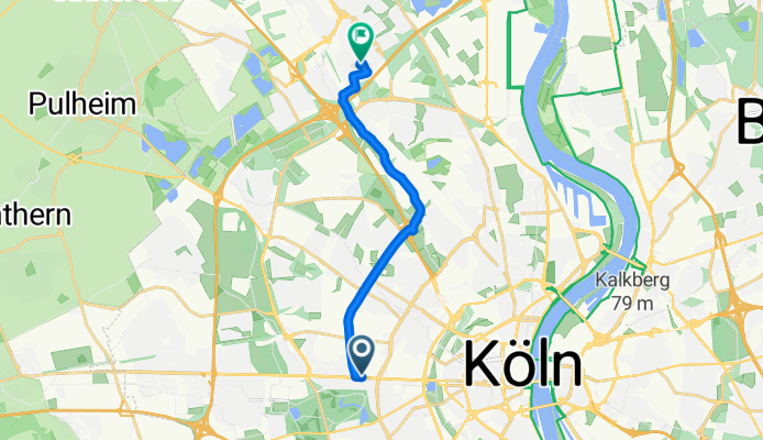 Fürst-Pückler-Straße, Köln nach Freusburgweg, Köln