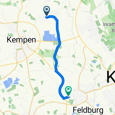 Hermesweg, Kempen to Am Wasserturm, Tönisvorst