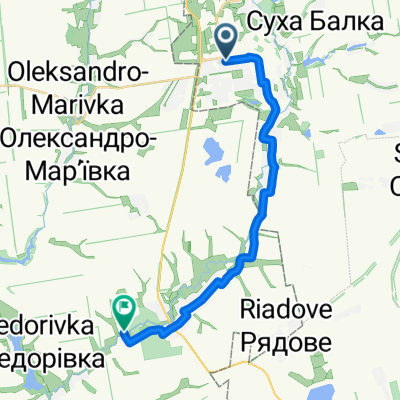 маршрут из вулиця Заводська