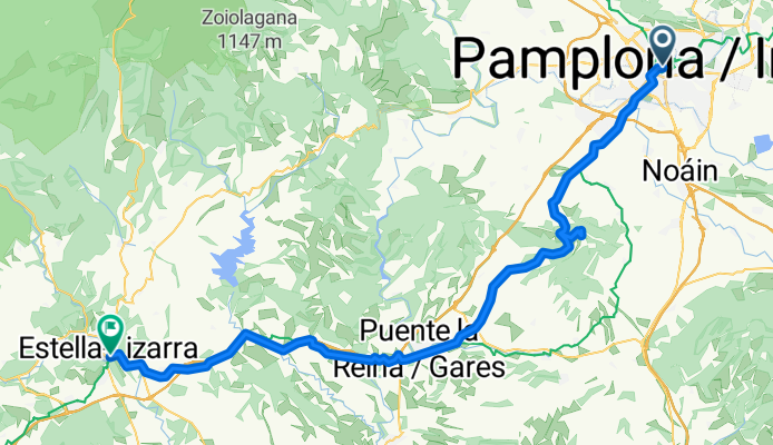 From Pamplona to Estella-Lizarra