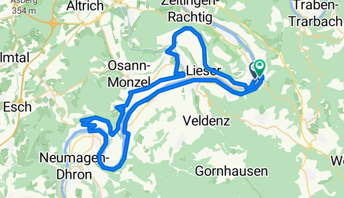 Moselhöhenradweg - Die Moselloreleytour