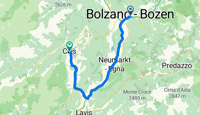 Von Bozen bis Cles