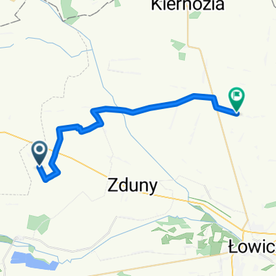 Bąków Dolny, Zduny do Chąśno Drugie, Chąśno