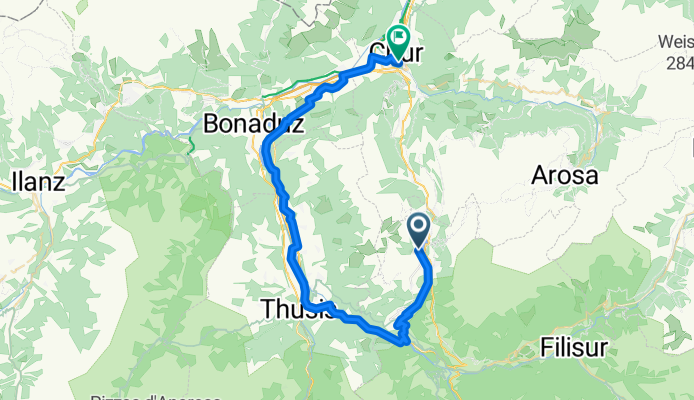 Von Obervaz bis Chur