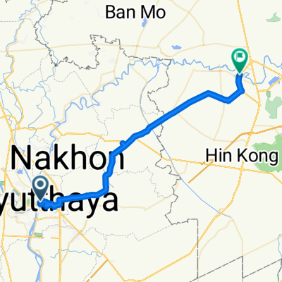 Ho Rattanachai Road to สระบุรี