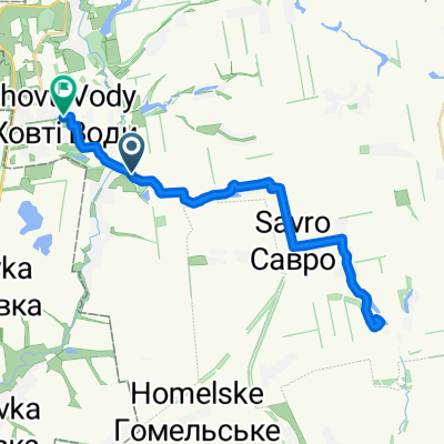 Маршрут в вулиця Ціолковського