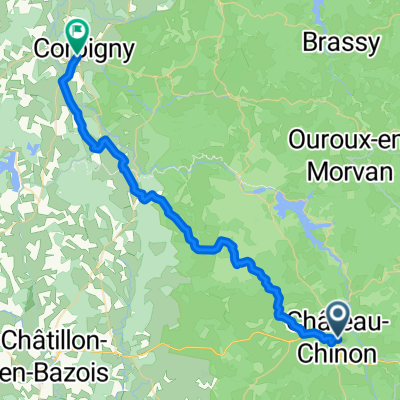 From Château-Chinon (Ville) to Corbigny