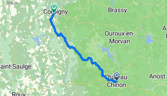 From Château-Chinon (Ville) to Corbigny