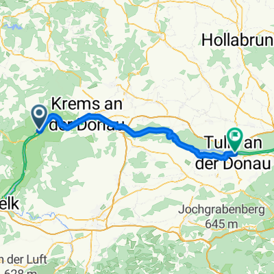 Ybbs Bahnhof - Wien: Etappe 2 bis Tulln