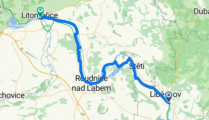 U Přívozu, Dolní Beřkovice do Jarošova, Litoměřice