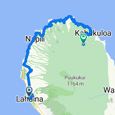 RT-30, Lahaina to Kahakuloa, Wailuku