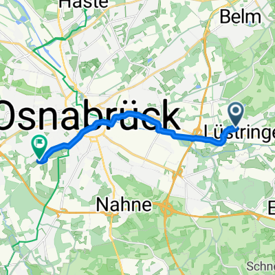 Burgstraße, Osnabrück nach Quellwiese, Osnabrück