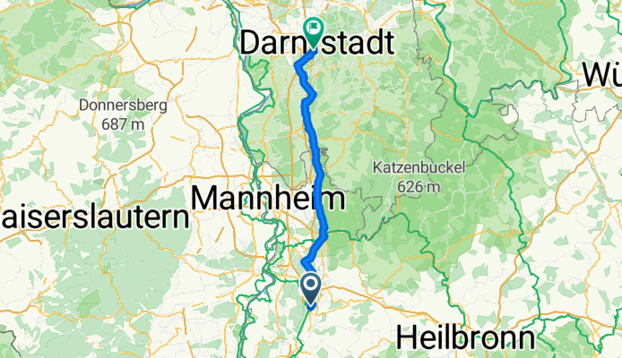 Kronau - Darmstadt