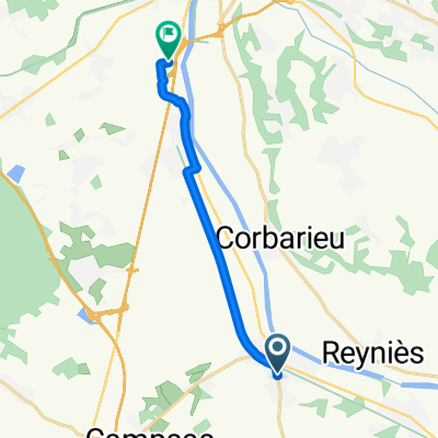 Avenue Jean Moulin, Labastide-Saint-Pierre à Avenue du Luxembourg, Montauban