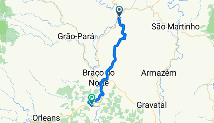 From Armazém to São Ludgero